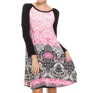 Boho Raglan Pocket Dress